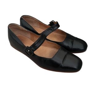 Zou Xou Black Mary Jane Flats